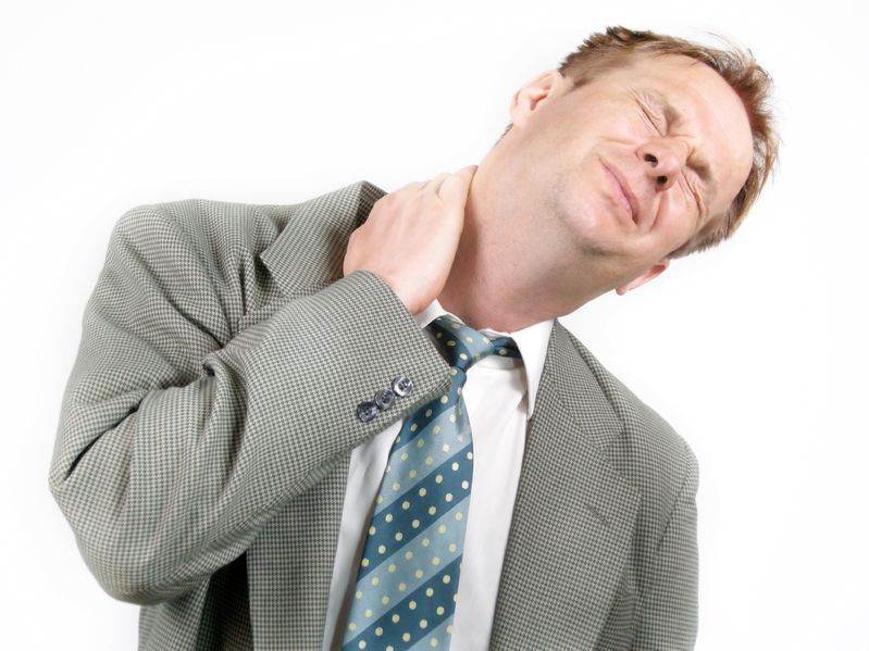 Person with Cervical Radiculopathy. Neck pain that radiates down the arm. Downtown Toronto Chiropractor