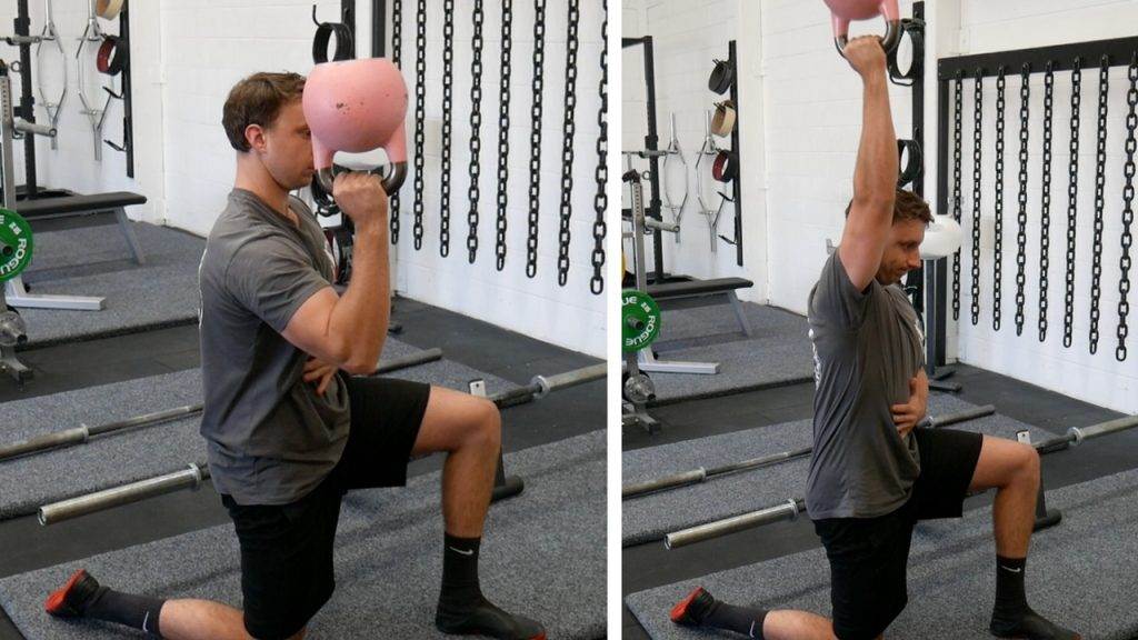 #6 Kettle Bell Overhead Press For Your Winging Scapula