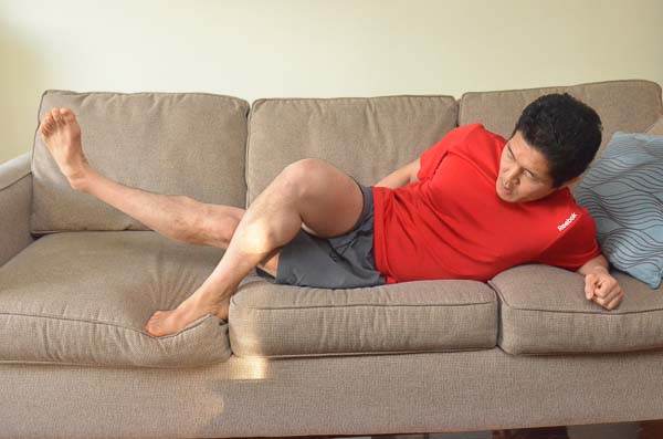 Side Leg Raise Meniscus Exercises: Toronto Downtown Chiropractor