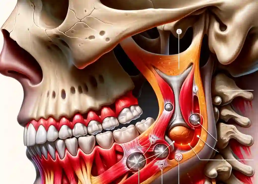 TMD Temporomandibular Joint Dysfunction is affected by the muscles, joint, TMJ Disc and Upper neck. Dr Ken Nakamura TMJ Chiropractor Toronto