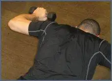 Prone external rotation to increase the strength of the ifraspinatus, and teres minor